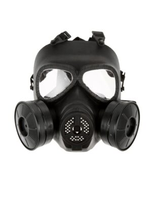 Kostümzubehör Gasmaske schwarz