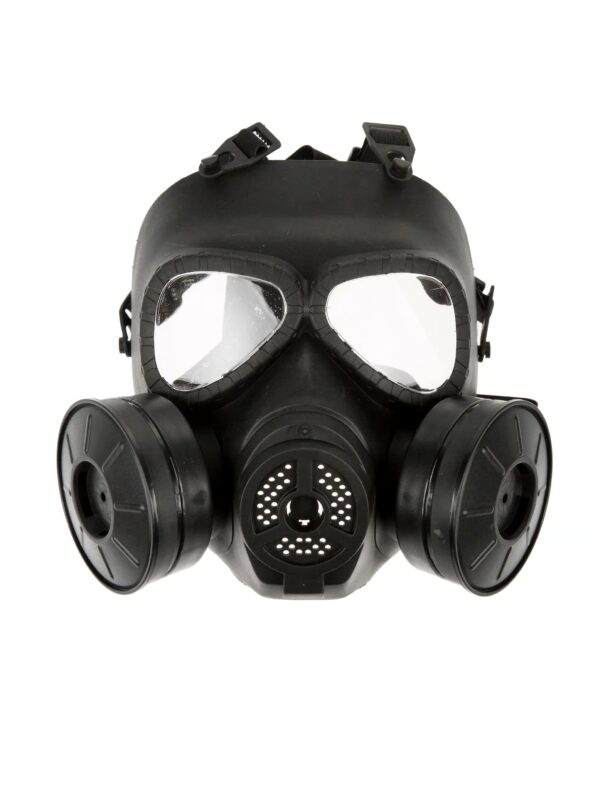 Kostümzubehör Gasmaske schwarz