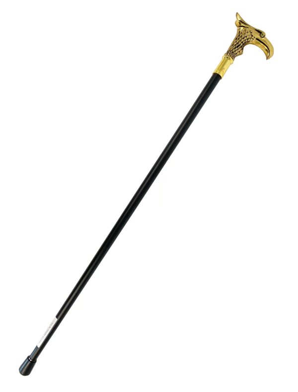 Kostümzubehör Gehstock Adler gold