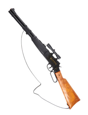 Kostümzubehör Gewehr Dakota 100er Schuss Farbe: schwarz
