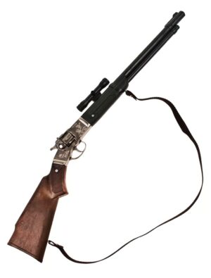 Kostümzubehör Gewehr Rifle 8er-Schuss Farbe: schwarz
