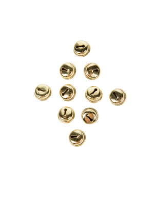 Kostümzubehör Glöckchen 10 Stk. 13mm gold
