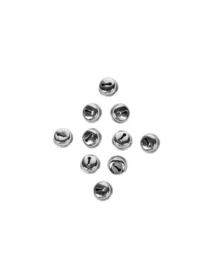 Kostümzubehör Glöckchen 10 Stk. 13mm silber