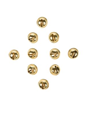 Kostümzubehör Glöckchen 10 Stk. 20mm gold