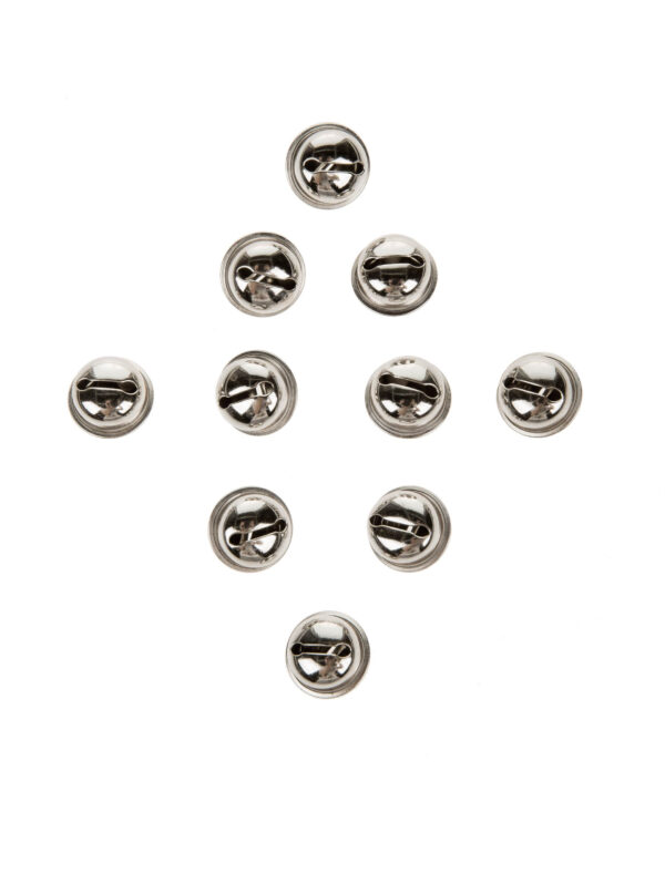 Kostümzubehör Glöckchen 10 Stk. 20mm silber