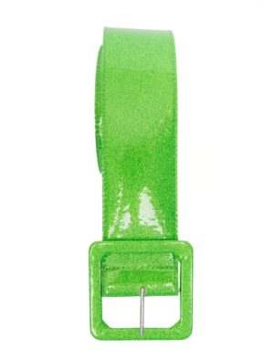 Kostümzubehör Gürtel Glitzer neongrün