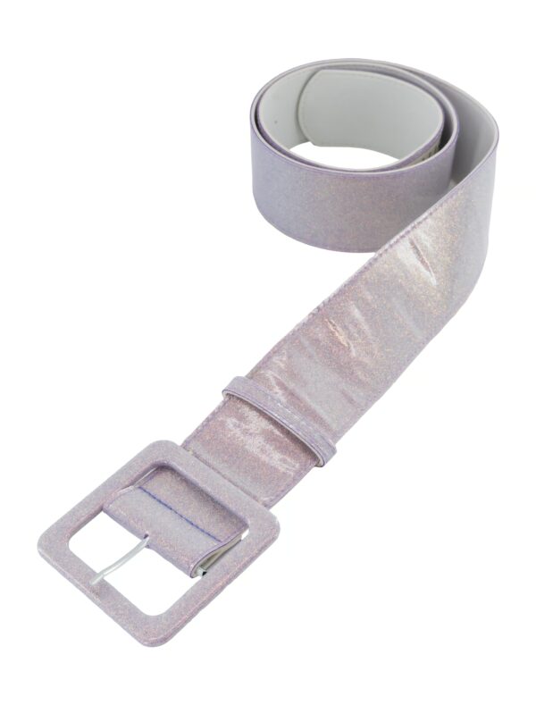 Kostümzubehör Gürtel Glitzer pastell flieder