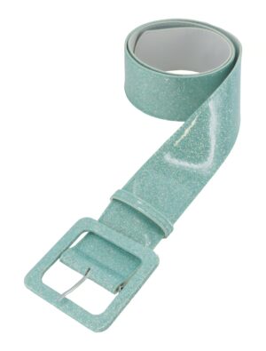 Kostümzubehör Gürtel Glitzer pastell grün