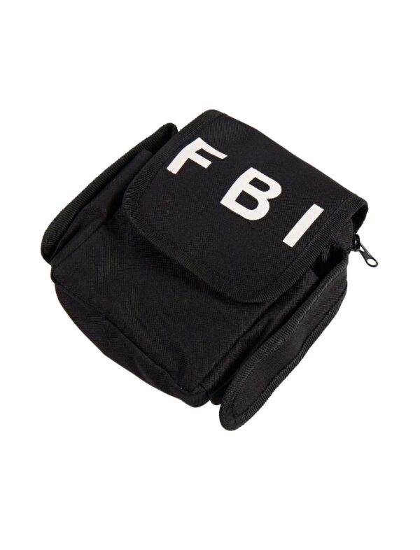 Kostümzubehör Gürteltasche FBI Farbe: schwarz