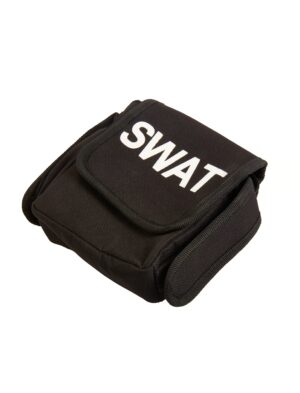 Kostümzubehör Gürteltasche SWAT Farbe: schwarz