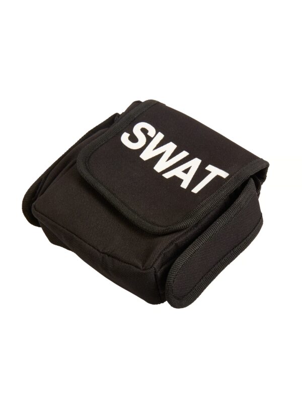 Kostümzubehör Gürteltasche SWAT Farbe: schwarz