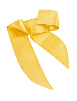 Kostümzubehör Haarband Satin Damen gelb