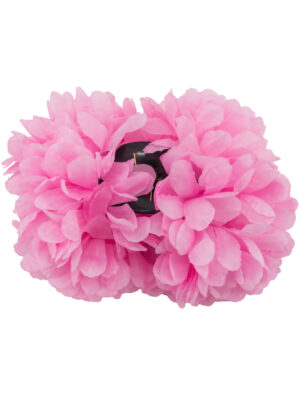 Kostümzubehör Haarklammer Blume pink