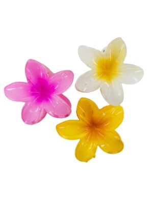 Kostümzubehör Haarklammern Blumen Set 3-tlg. bunt Farbe: bunt