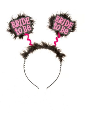 Kostümzubehör Haarreif Bride To Be Farbe: schwarz/pink