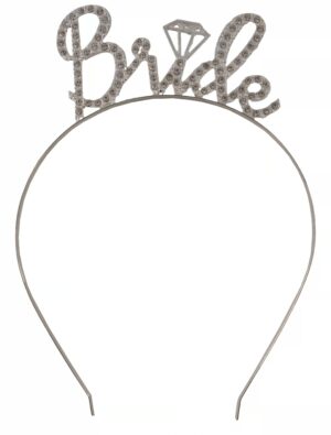 Kostümzubehör Haarreif Bride silber