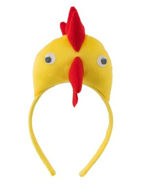Kostümzubehör Haarreif Huhn gelb