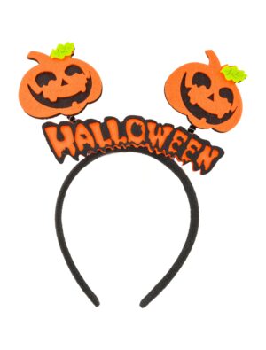 Kostümzubehör Haarreif Kürbis Halloween orange