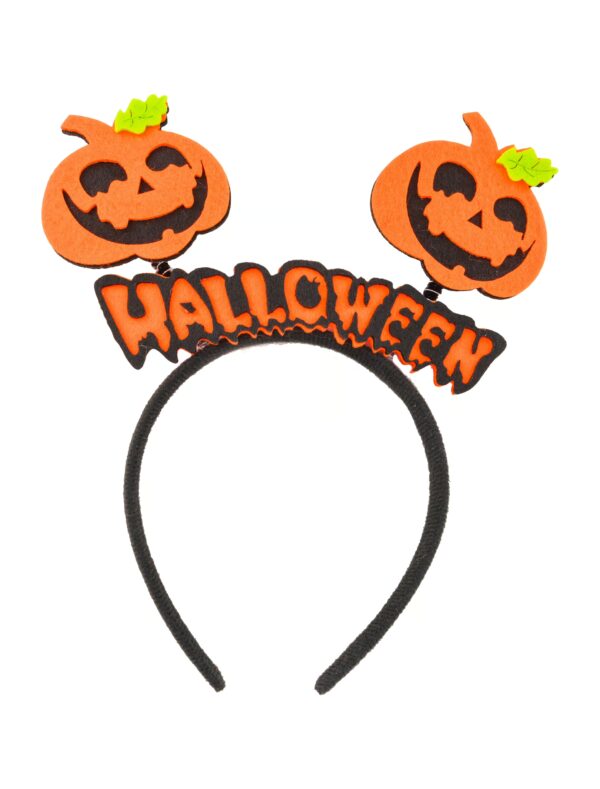 Kostümzubehör Haarreif Kürbis Halloween orange