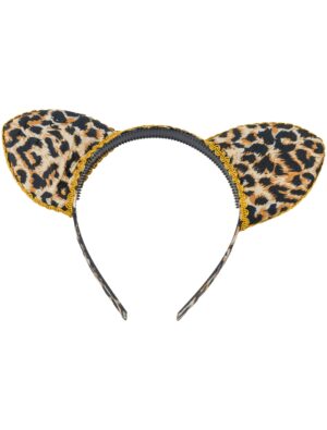 Kostümzubehör Haarreif Leopard beige/braun