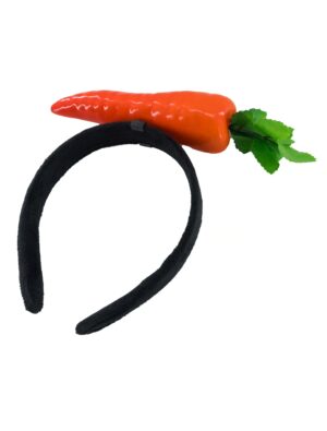Kostümzubehör Haarreif Möhre orange