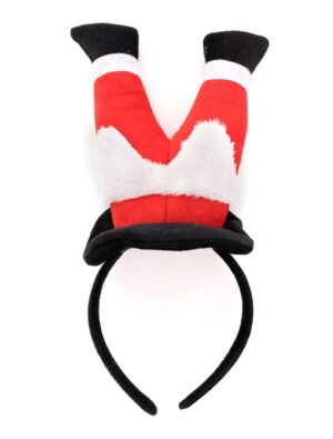 Kostümzubehör Haarreif Weihnachtsmann Beine Farbe: schwarz/weiß/rot