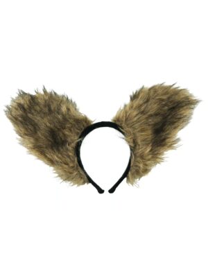 Kostümzubehör Haarreif Wolf braun