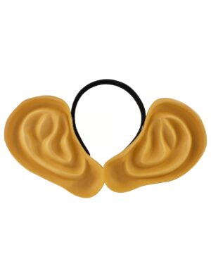 Kostümzubehör Haarreif mit großen Ohren beige
