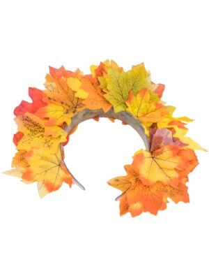 Kostümzubehör Haarreifen Herbst orange