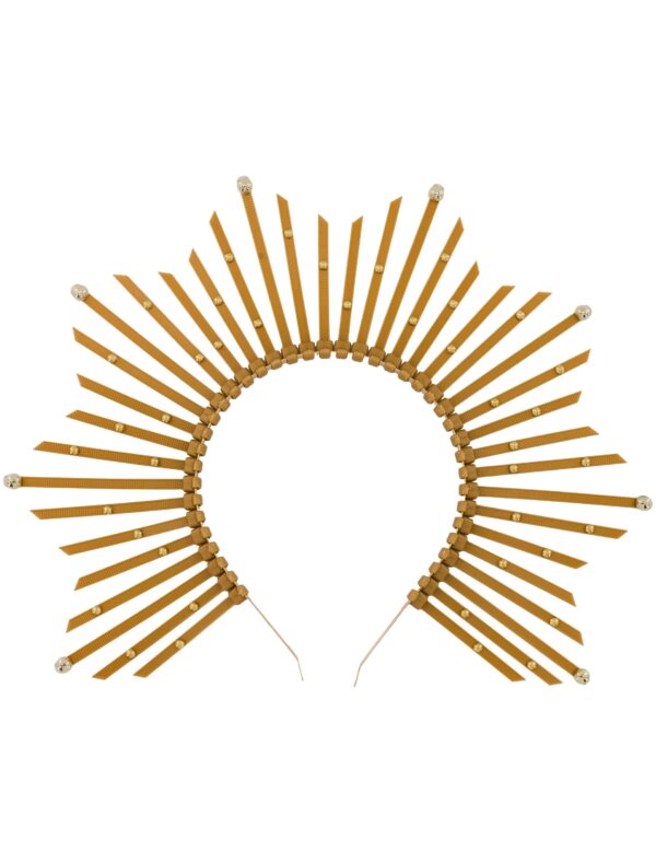 Kostümzubehör Haarreifen Sonne gold
