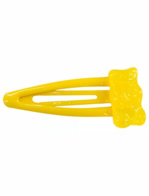 Kostümzubehör Haarspange HARIBO Goldbären gelb