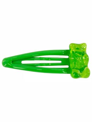 Kostümzubehör Haarspange HARIBO Goldbären grün