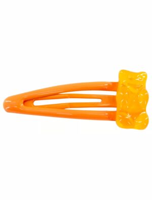 Kostümzubehör Haarspange HARIBO Goldbären orange