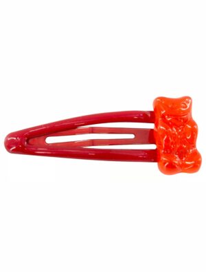 Kostümzubehör Haarspange HARIBO Goldbären rot