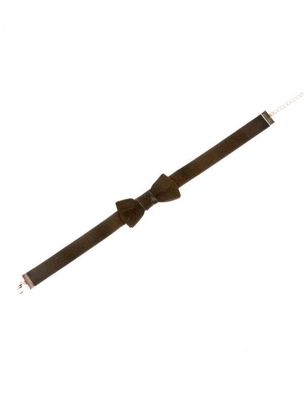Kostümzubehör Halsband Samt schwarz