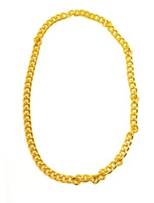 Kostümzubehör Halskette 96cm gold