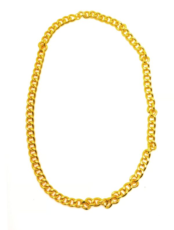 Kostümzubehör Halskette 96cm gold