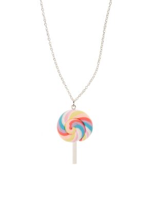 Kostümzubehör Halskette Candy Lolli mehrfarbig