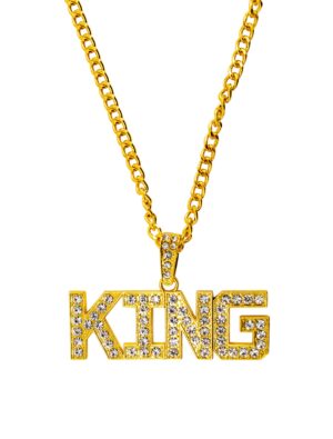 Kostümzubehör Halskette KING gold