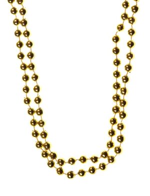 Kostümzubehör Halskette Perlenduo gold one size