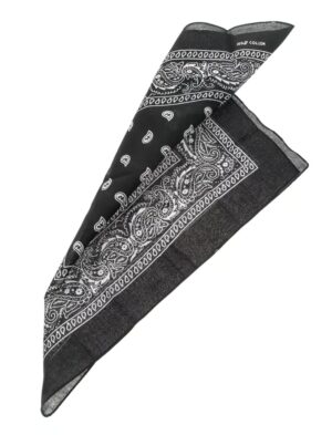 Kostümzubehör Halstuch Cowboy schwarz