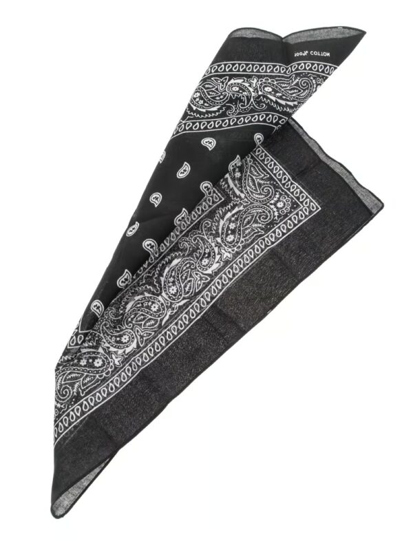 Kostümzubehör Halstuch Cowboy schwarz