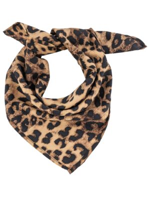 Kostümzubehör Halstuch Safari Leopard beige/braun one size