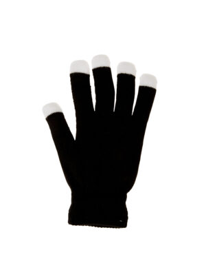Kostümzubehör Handschuh blinkend Farbe: schwarz