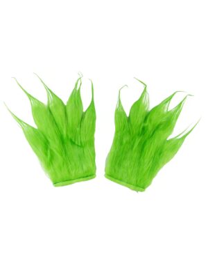 Kostümzubehör Handschuhe Weihnachtsschreck grün one size