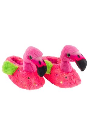 Kostümzubehör Hausschuhe Flamingo Damen pink 36/37