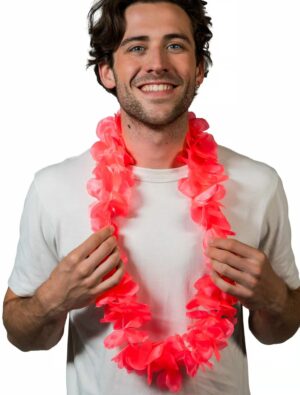 Kostümzubehör Hawaiikette pink