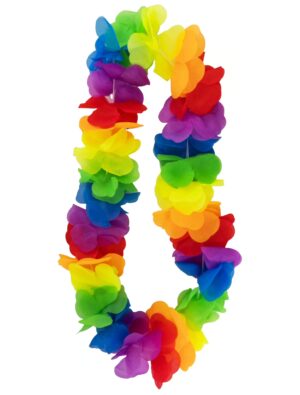 Kostümzubehör Hawaiikette rainbow