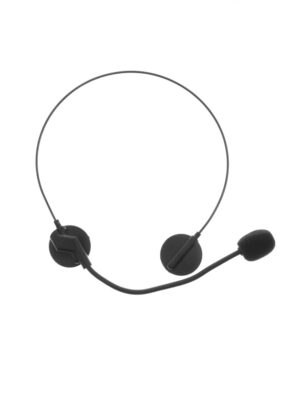 Kostümzubehör Headset Sänger Farbe: schwarz