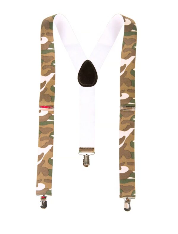 Kostümzubehör Hosenträger camouflage
